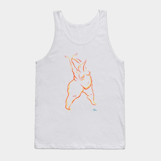 Stretching Bird Tank Top by Dean_Lanner_1